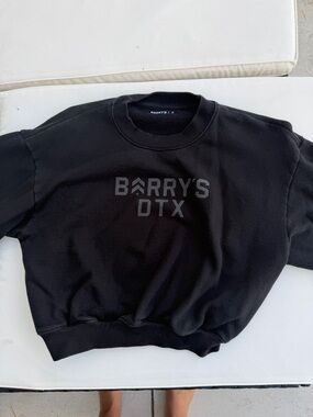 Barry’s DTX Black Crewneck Sweatshirt